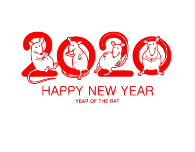 2020,鼠年,新年快乐