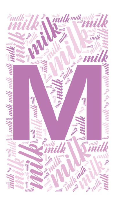 1,milk,生成的文字词云图-moage.cn